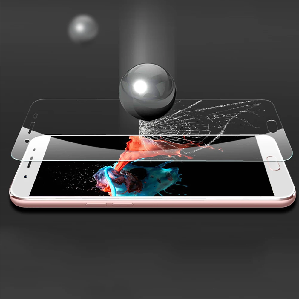 Популярное Закаленное HD стекло для защиты экрана от царапин OPPO A3 A37 A57 A7 A71