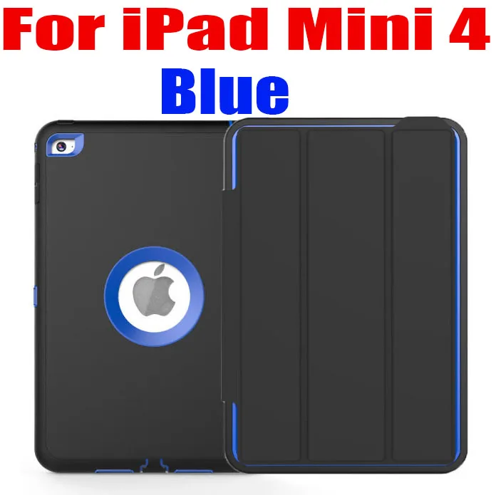 Для iPad Mini 4/3/2/1 Smart Cover+ Силиконовые ТПУ Жесткий чехол-накладка с рисунком чехол дети Безопасный бронированный противоударный чехол Heavy Duty с Экран протектор IM408 - Цвет: For ipad mini4