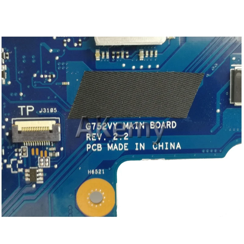 Материнская плата для ноутбука Amazoon ROG G752VY ASUS G752V G752 протестированная