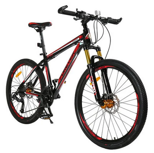 Verkaufen Neue Marke Berg Fahrrad Aluminium Legierung Rahmen Dual Disc Bremse Abschließbar Gabel 26/27,5 Zoll Rad 21/24/27/30 Geschwindigkeit Fahrrad