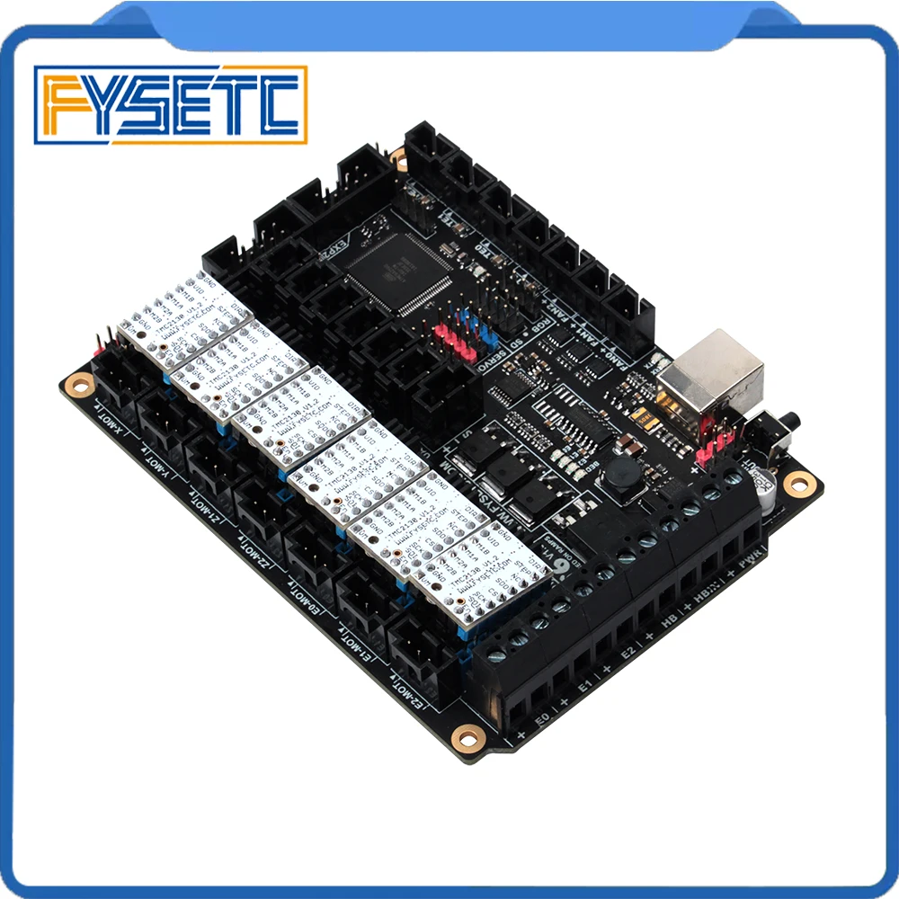 Плата все-в-одном для электроники FYSETC F6 V1.3 системная плата + 6 шт. специальная TMC2130