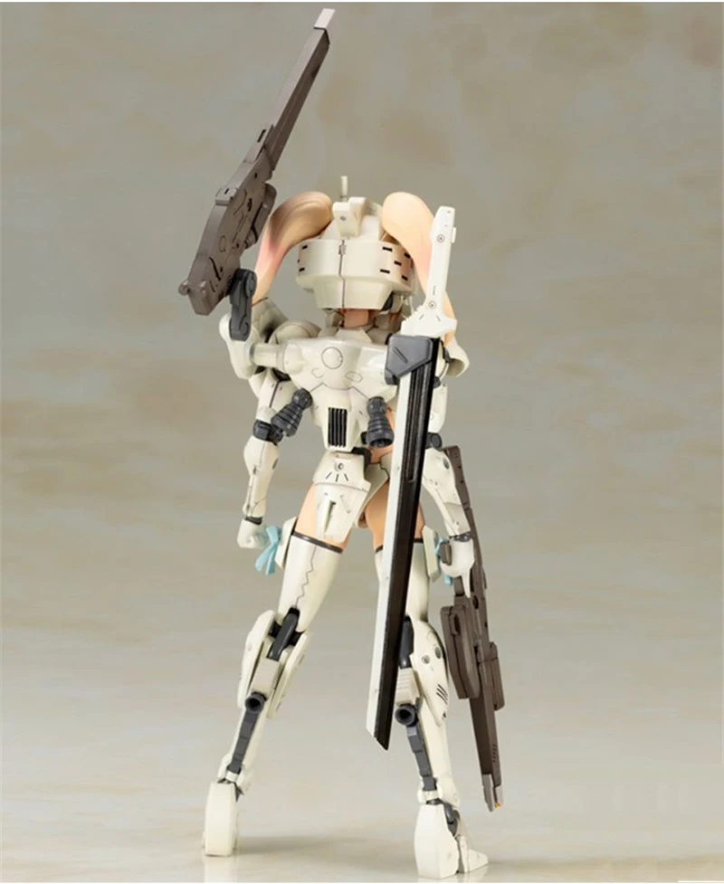 Kotobukiya аниме рамка руки девушка белый тигр собранная фигурка Коллекционная модель игрушки для детей Рождественский подарок