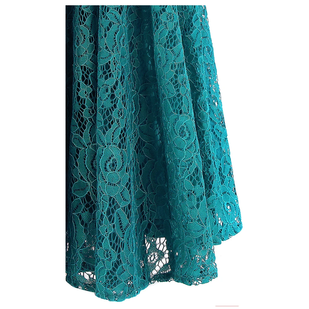 Angel fashions женские прозрачные вечерние наряды длинное Плиссированное кружевное