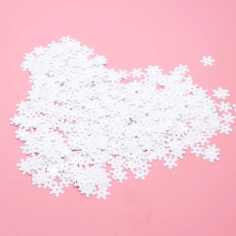 5g 8mm/0.31in Snowflakes Slices Material Epoxy Resin UV Glue Crafts Manual Jewelry Pendant DIY Slime Art Craft Tool Homemade Jew | Дом и сад