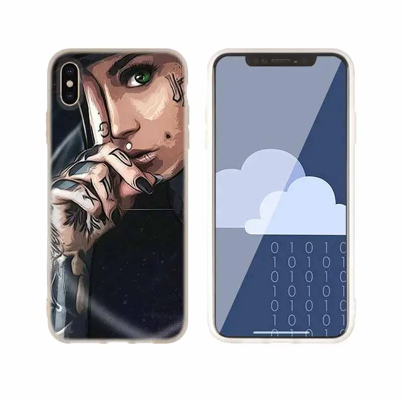 as the picture 12 Чехол для телефона s, силиконовый мягкий чехол для iPhone 11 Pro X XS Max XR 6 6S 7 8 Plus 5 4S SE, сексуальный чехол с татуировкой для девушек, классный чехол Xi - Цвет: as the picture 12