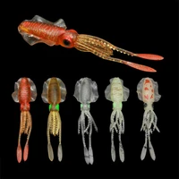 5pcs 9 5cm12cm15cm fishing soft lure luminous squid jig fishing lures octopus skirts sea fishing wobbler bait lure leurre