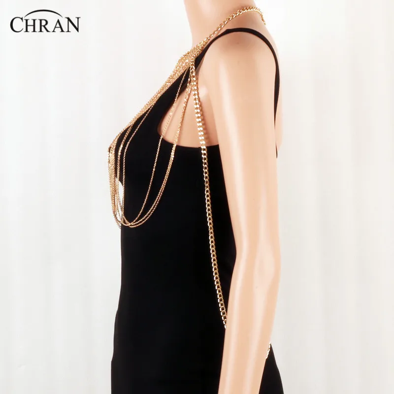 Chran Для женщин леди с кисточками в стиле панк колье плеча Цепочки и ожерелья Jewellery