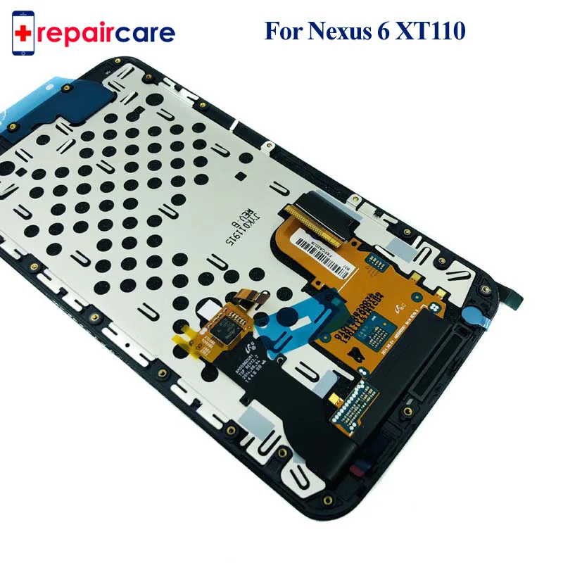 

Original 5.69" For motorola Nexus 6 XT1100 XT1103 Glass LCD Display Touch Screen Digitizer Assembly with Frame Free Shipping