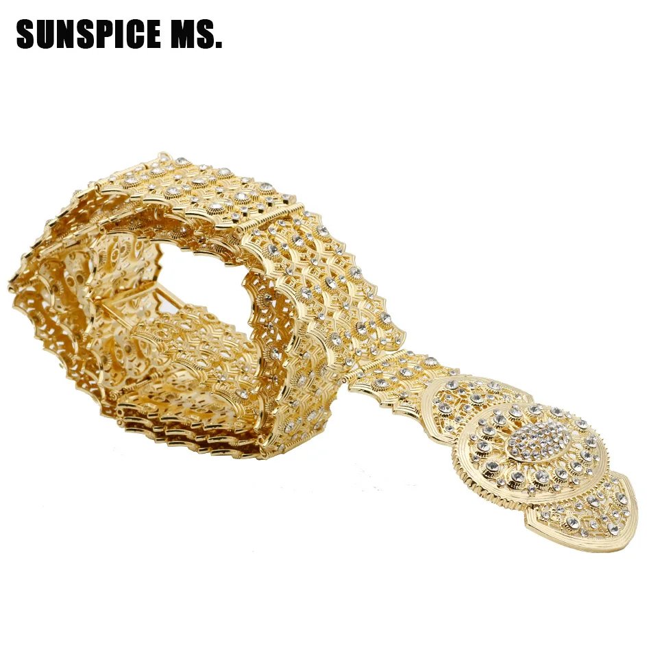 Sunspicems изысканный марокканский пояс Caftan для женщин Свадебные украшения подарок