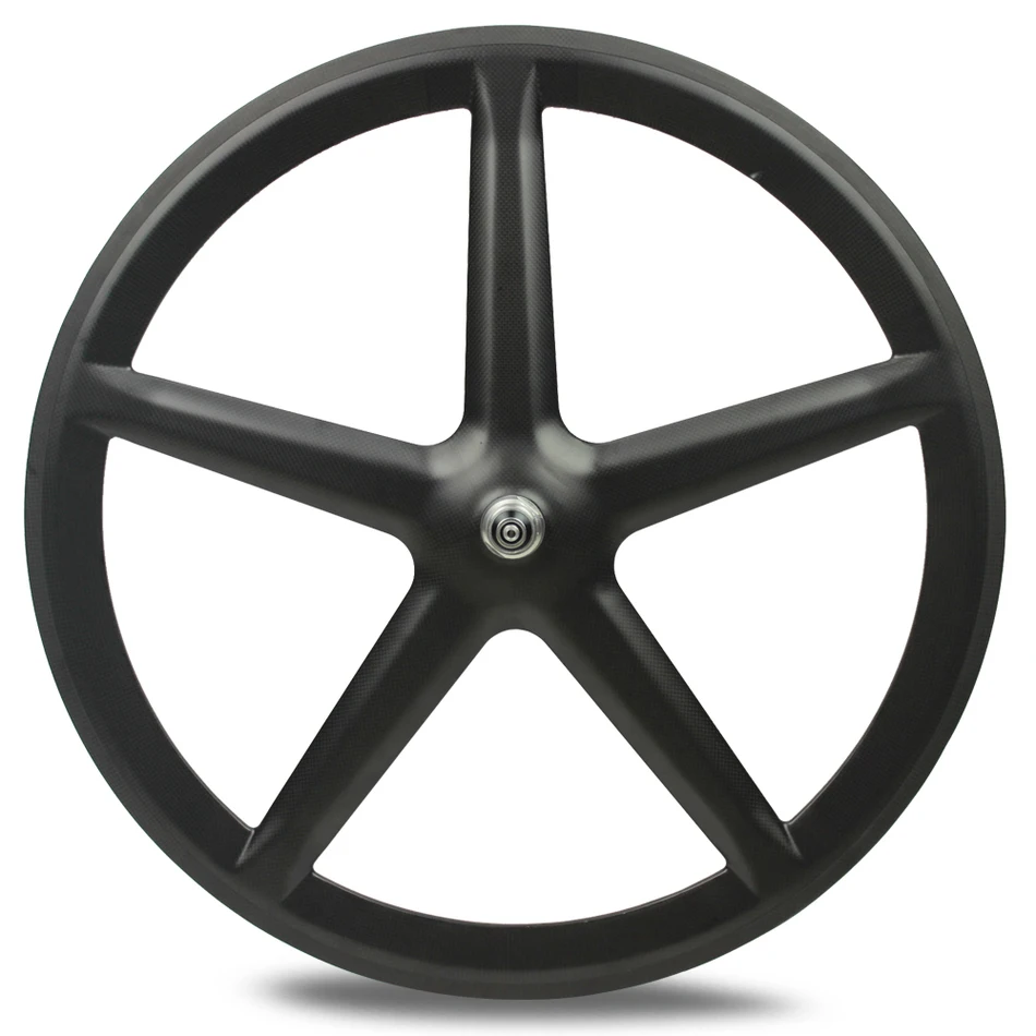 ELITEWHEELS Триатлон Углеродные шоссейные велосипедные колеса пять лезвий спицы