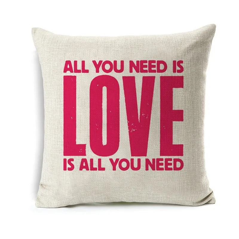 Mr Mrs чехол для подушки с надписью Love Heart дивана домашняя декоративная подушка из
