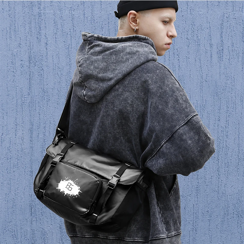 BS сумки через плечо для мужчин Модная стильная сумка на водонепроницаемая