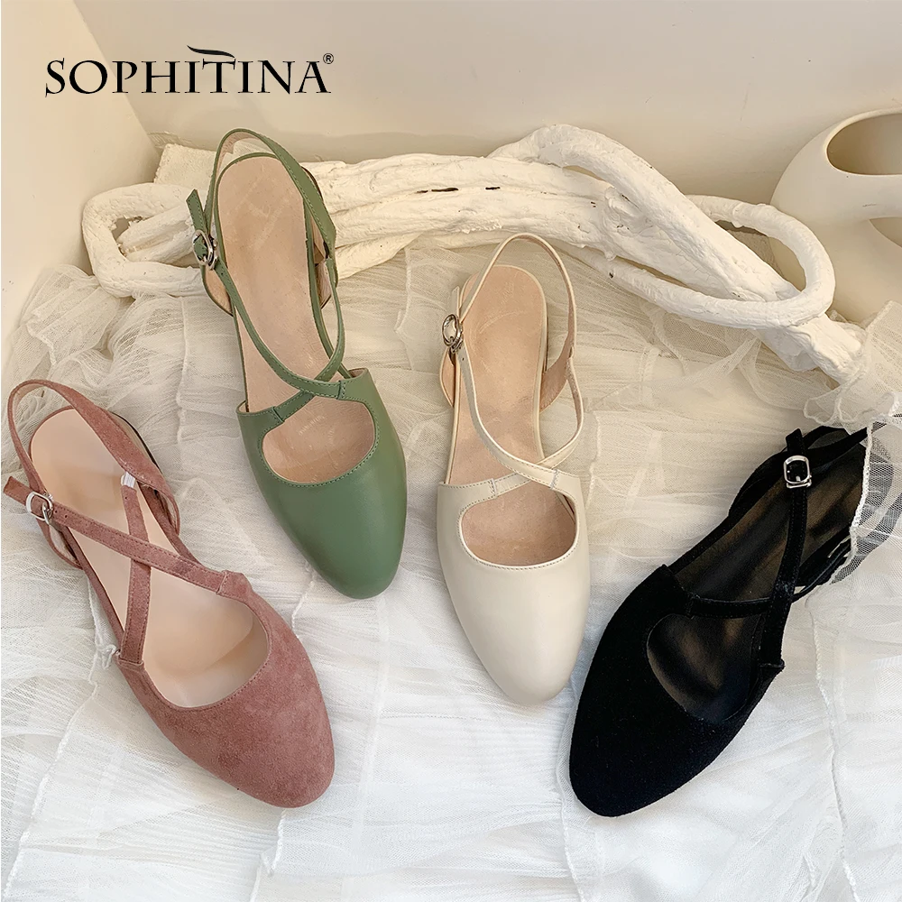 SOPHITINA/Новые Модные женские босоножки Удобная Высококачественная обувь из
