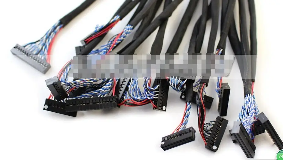 18 шт./компл. самый используемый универсальный кабель LVDS для поддержки панели ЖК