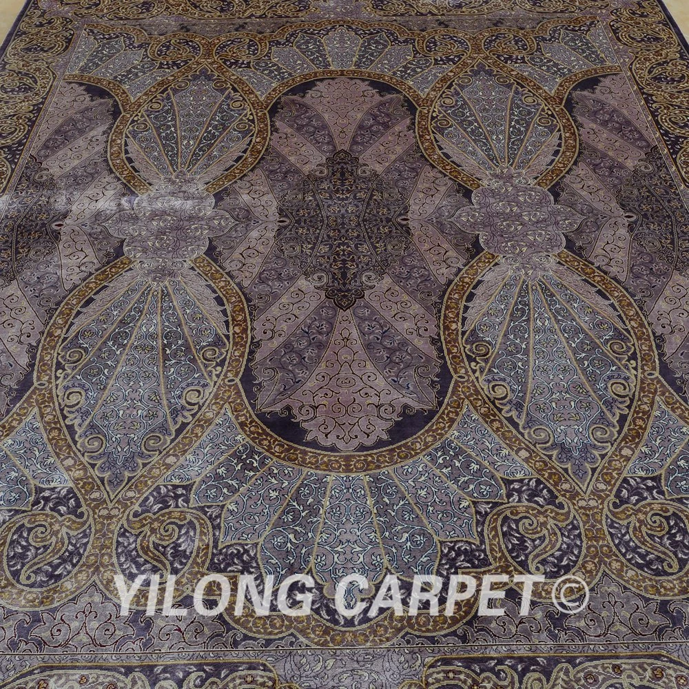 Ковер Yilong 6 'x 9 'vantage фиолетовый классический ковер ручной работы для спальни