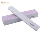 Пилка для ногтей серая 100180 маникюрный набор для шлифовки, 5 шт., пилки для ногтей, квадратные, для гель-лака, лайм, инструменты для салона