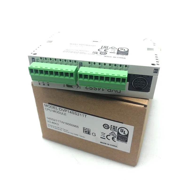 Новый оригинальный программируемый модуль контроллера Delta DVP14SS211T PLC DI 8 DO 6