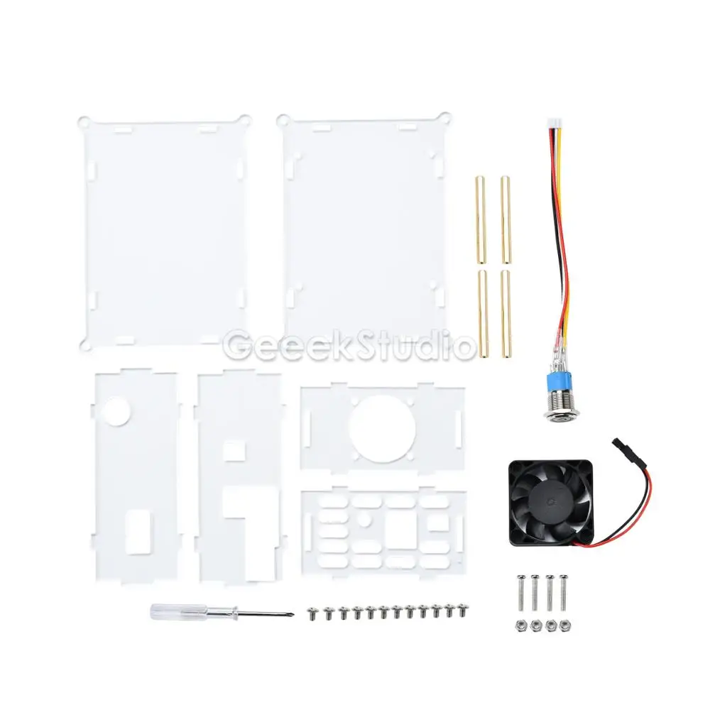 Raspberry X820 V3.0 2,5 дюймов SATA HDD/SSD Плата расширения для Raspberry Pi 3 B+(Plus)/3 B/2 B - Цвет: Only Acrylic Case