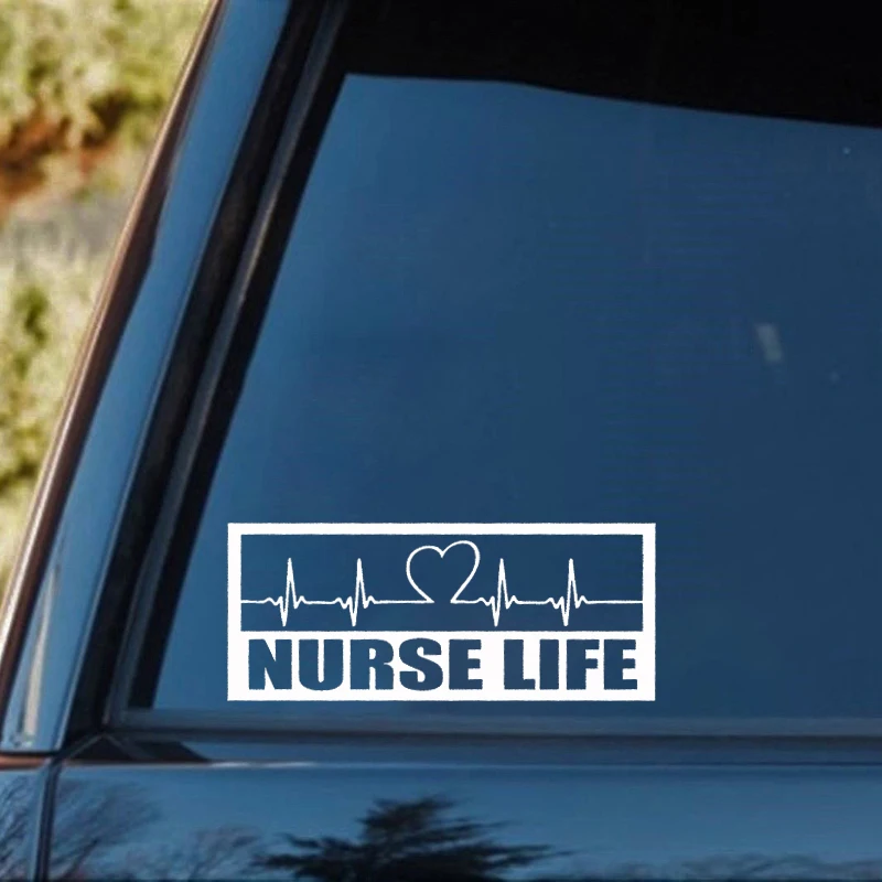 Медсестра жизнь Стикеры кормящих стетоскоп забавные скрабы доктор сердце
