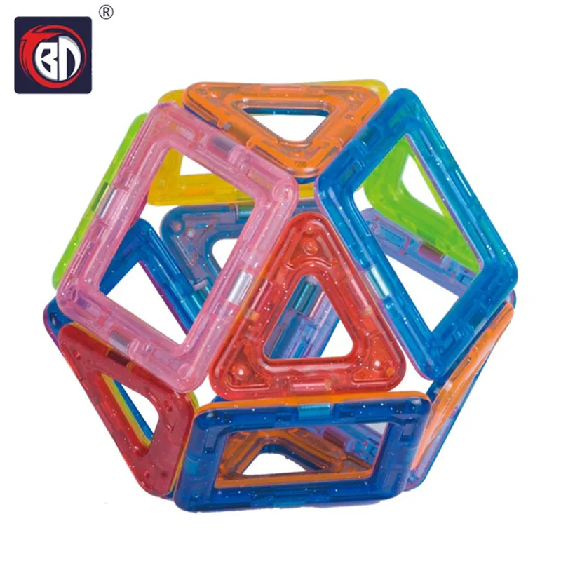 Bd 22 шт. мини магнитный building block набор модели и строительство игрушки пластиковые