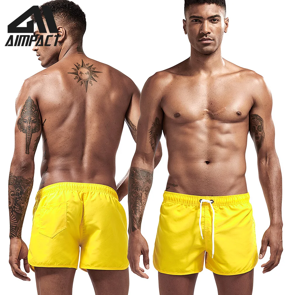 Aimpact быстросохнущие пляжные шорты для мужчин лето повседневное Active Sexy BeachSurf Swimi человек спортсмен Gymi дома Hybird стволы PF55