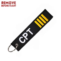 remove before flight key chain luggage safety tag oem embroidery cpt motorcyclesr key ring keychain for aviation gifts llavero