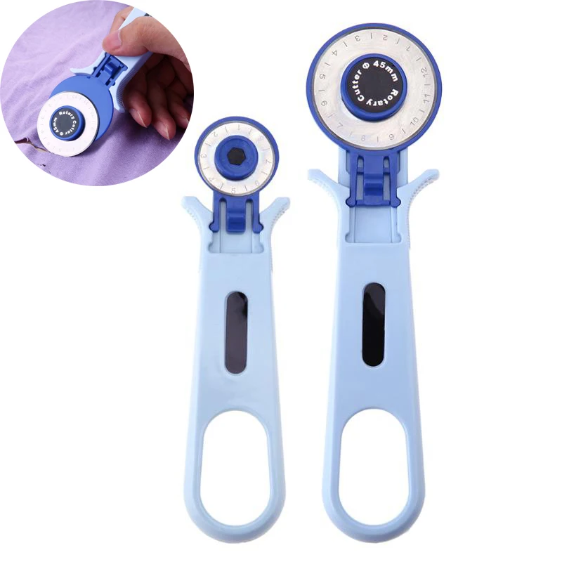 

28/45mm Rotary Cutter Blades Fabric Circular Quilting Cutting Patchwork Leathercraft Sewing Tool Quilter Leather Cutter