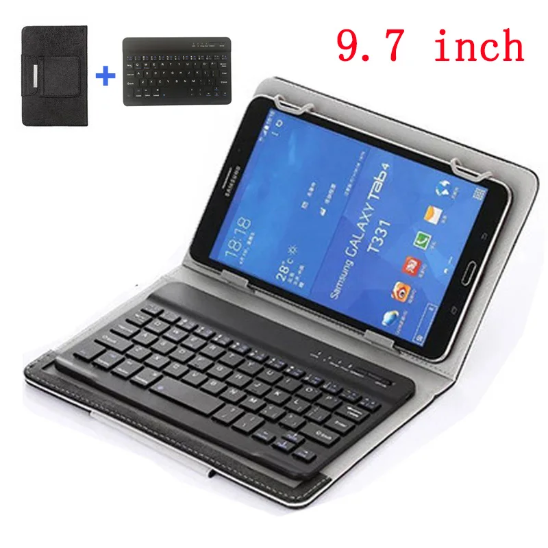 9.7 Keyboard Cover Тонкий портативный Bluetooth беспроводная клавиатура универсальный чехол для мини-клавиатуры для планшета ноутбука смартфона iPad Поддержка IOS Android - Цвет: 9.7 Keyboard Cover