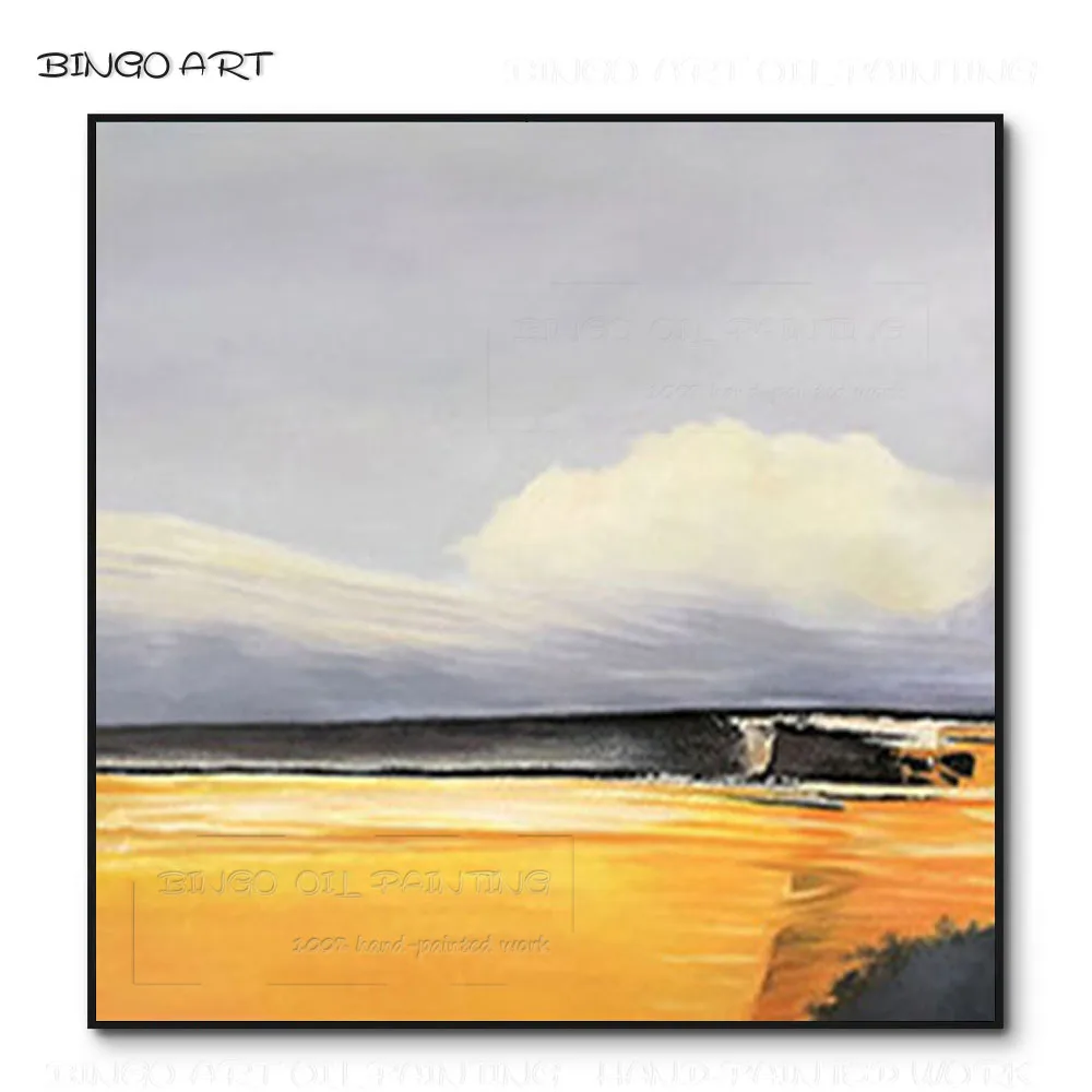 Простой дизайн ручная роспись высокое качество Импрессионистский пейзаж