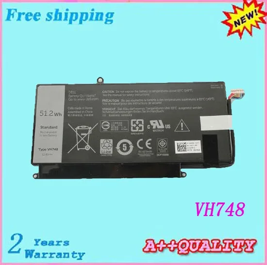Высокое качество VH748 Оригинальный аккумулятор для ноутбука DELL Vostro 5460 5470 5560 V5460D 1308