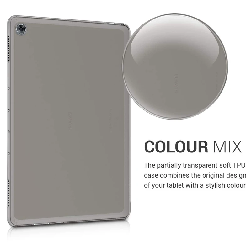 Силиконовый чехол из ТПУ защитный с кристаллами для планшета Huawei MediaPad M5 Lite