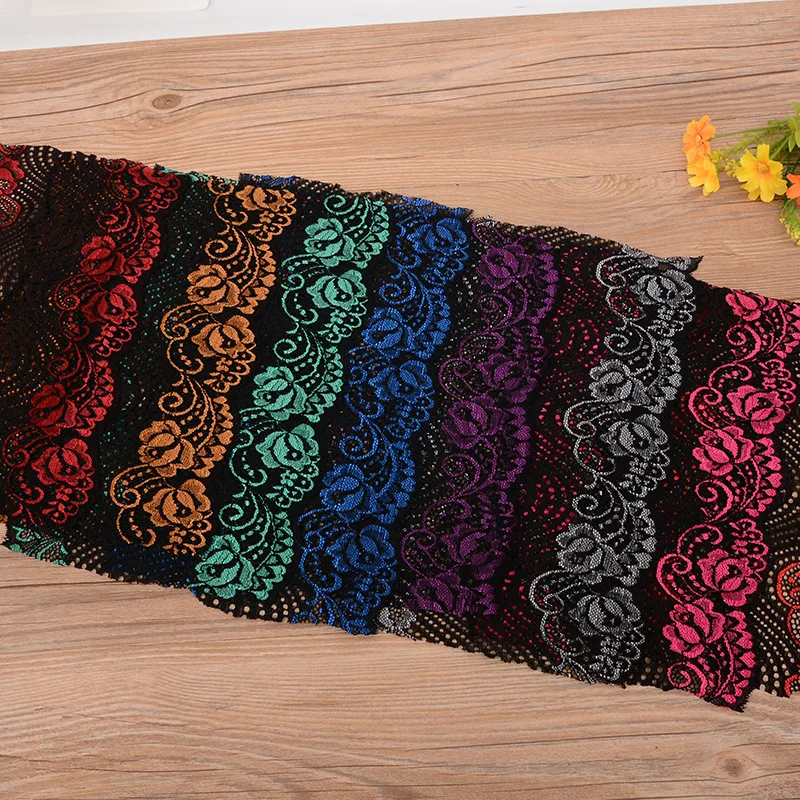 2019 Hot Sale Lace Ribbon Tape width 18cm lace fabric Trim Spandex Ribbons for DIY Sewing Garments Handmade Clothing Accessories | Дом и сад