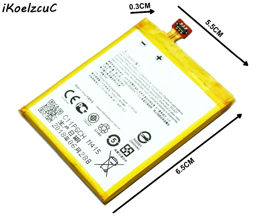 Ikoelzcuc 2050 мАч/2110 мАч сотовый телефон Батарея + подарок для Asus Zenfone 5 T00j A501CG A500CG A501