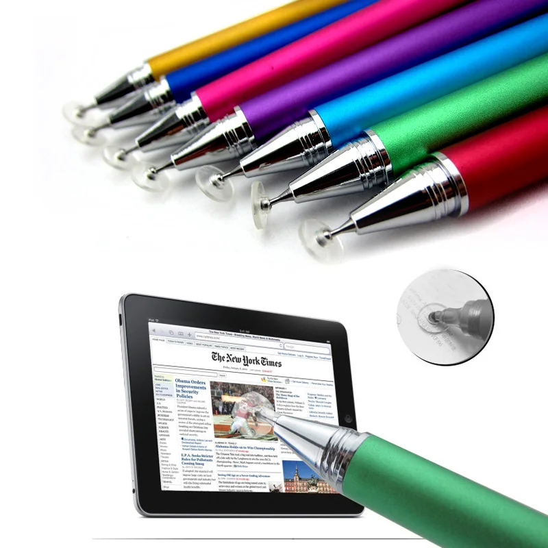 Jot Pro Fine Point High-precision Capacitive Touch Stylus Pen for iPad Galaxy Kindle Fire HDX tablet PC 50pcs/lot