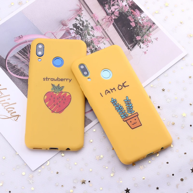 Силиконовый чехол для телефона Huawei Honor Mate 10 20 Nova P20 P30 P40 P|Бамперы| |