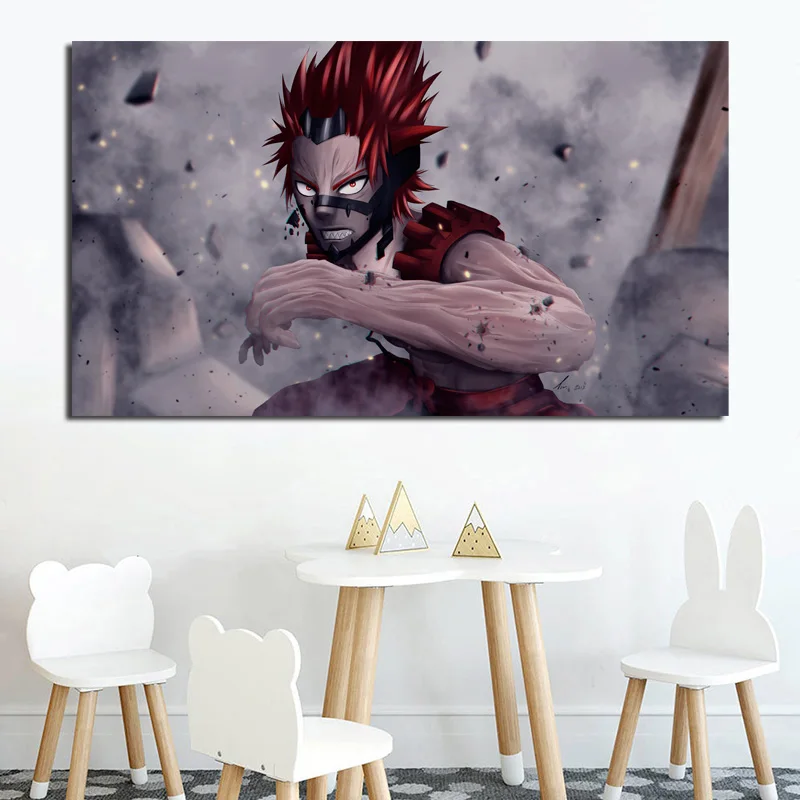 Eijiro Kirishima My Hero academic настенные художественные плакаты с принтами картины на стену