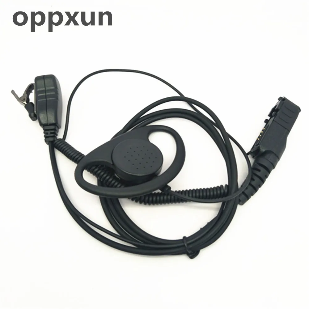 OPPXUN новый тип B кривая гарнитура для Motorola XIR p6600 p6620 xpr3300 xpr3500 mtp3250 двухсторонняя