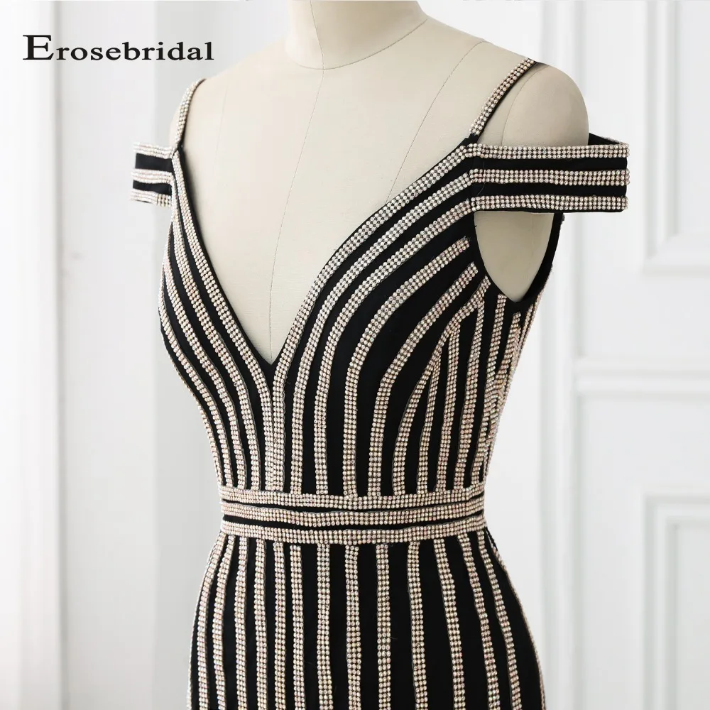 Erosebridal 48 часов бордовое длинное вечернее платье плюс размер Бальные платья русалки Золото Кристалл vestido de festa ZLR014