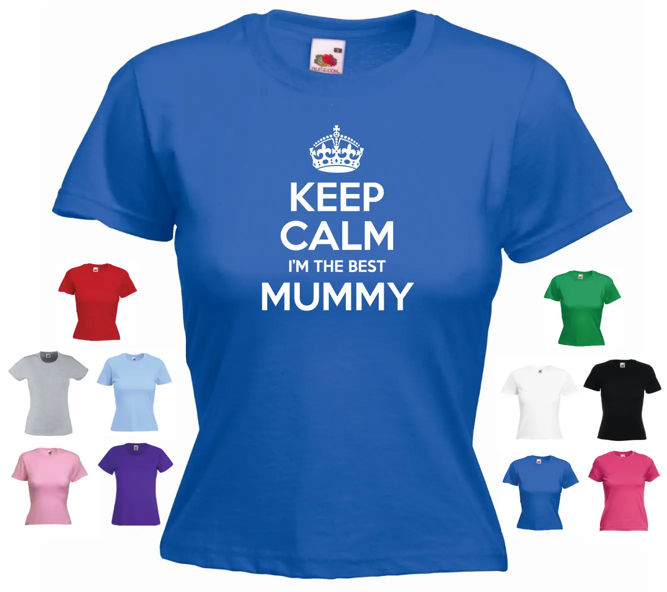Футболка с надписью Keep Calm I'm the Best Mummy' для девушек забавная футболка мамы и на