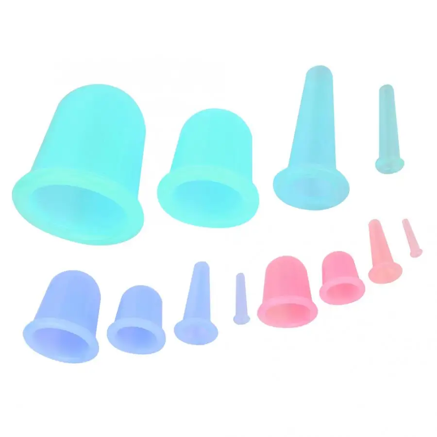 4 шт. вакуумный массажер для лица чашка массажа шеи тела лифтинга уход за лицом