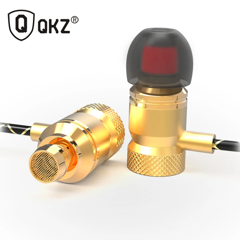 QKZ X5 Earphone100 % оригинальный металлический fone де ouvido уха гарнитуры телефон Audifonos