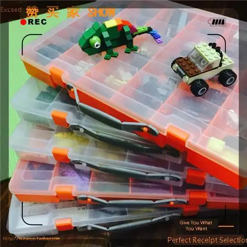 Возняк E215 большую активность 48 сетки портативный Toolbox игрушки Building Block принять