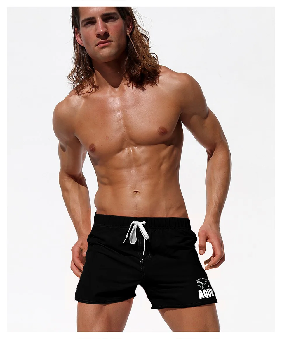 Плавки мужские однотонные с карманом и принтом|Комбинезоны| |