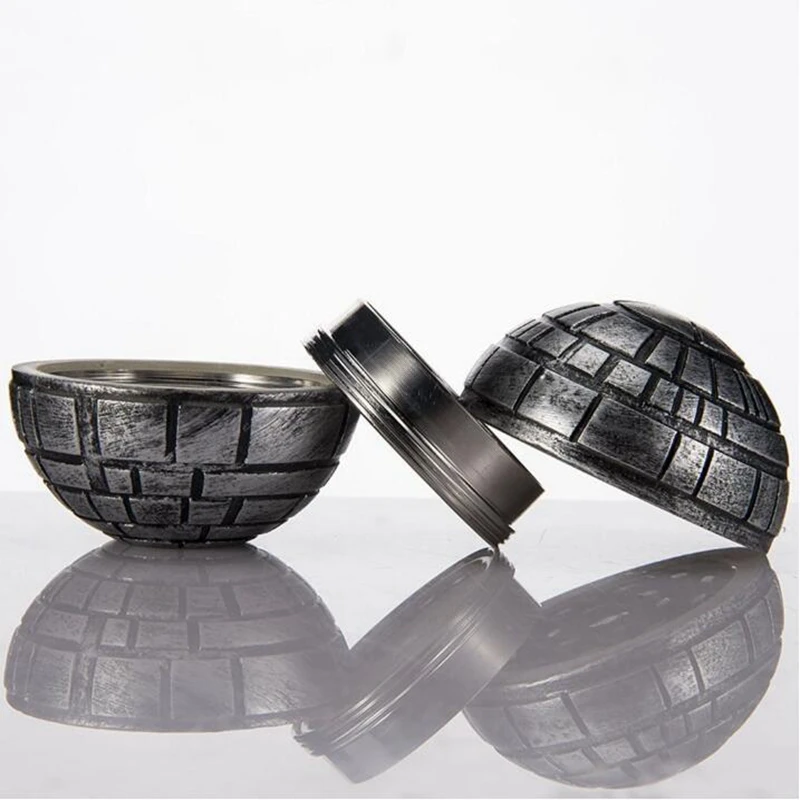 Звездный Точильщик войны смерти 3 слоя цинковый сплав измельчитель табака и трав