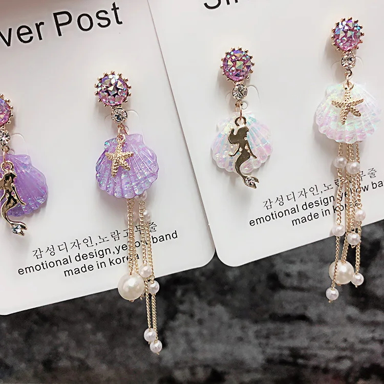 Новые Модные Ювелирные Изделия ROSE LIFE асимметричные жемчужные серьги с