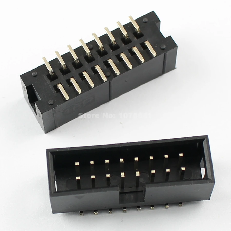 10 шт. 2 54 мм Шаг 2x8 Pin 16 SMT SMD Штекерный корпус IDC | Обустройство дома