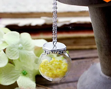 

Sale Free ship!!! NEW 20sets/lot 25*15mm glass globe with bronze/silver base findings set glass bubble DIY glass vial pendant