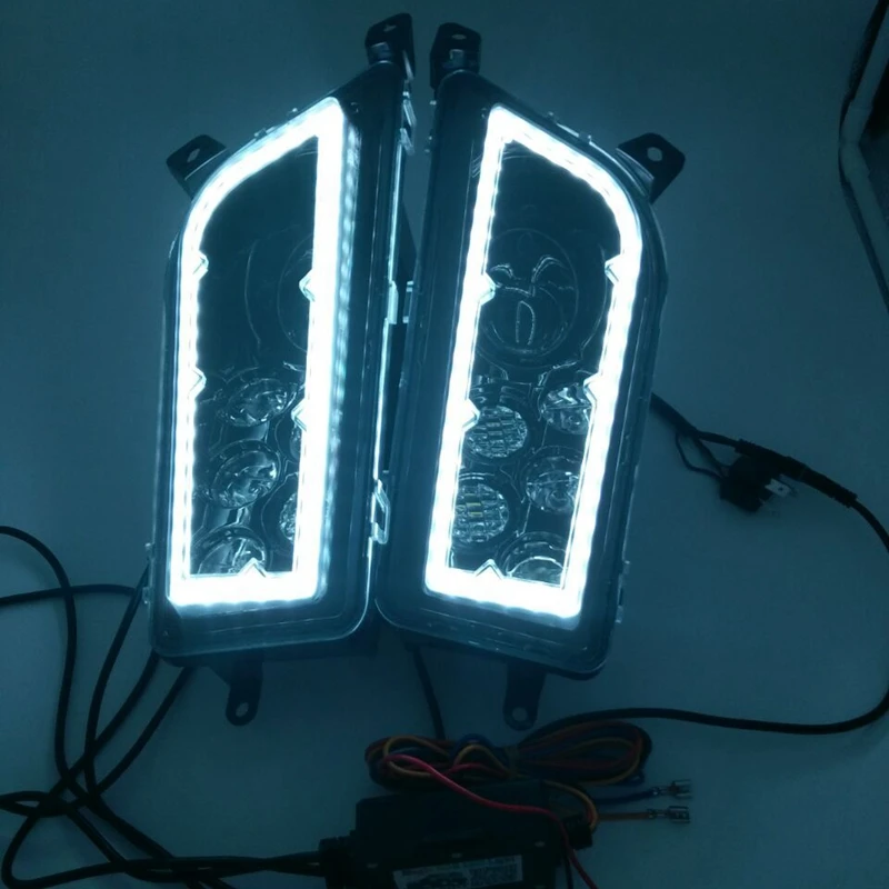 Детали Marloo ATV Polaris 14-17 POLARIS RZR 1000 XP -RGB BLUETOOTH APP светодиодсветодиодный гало