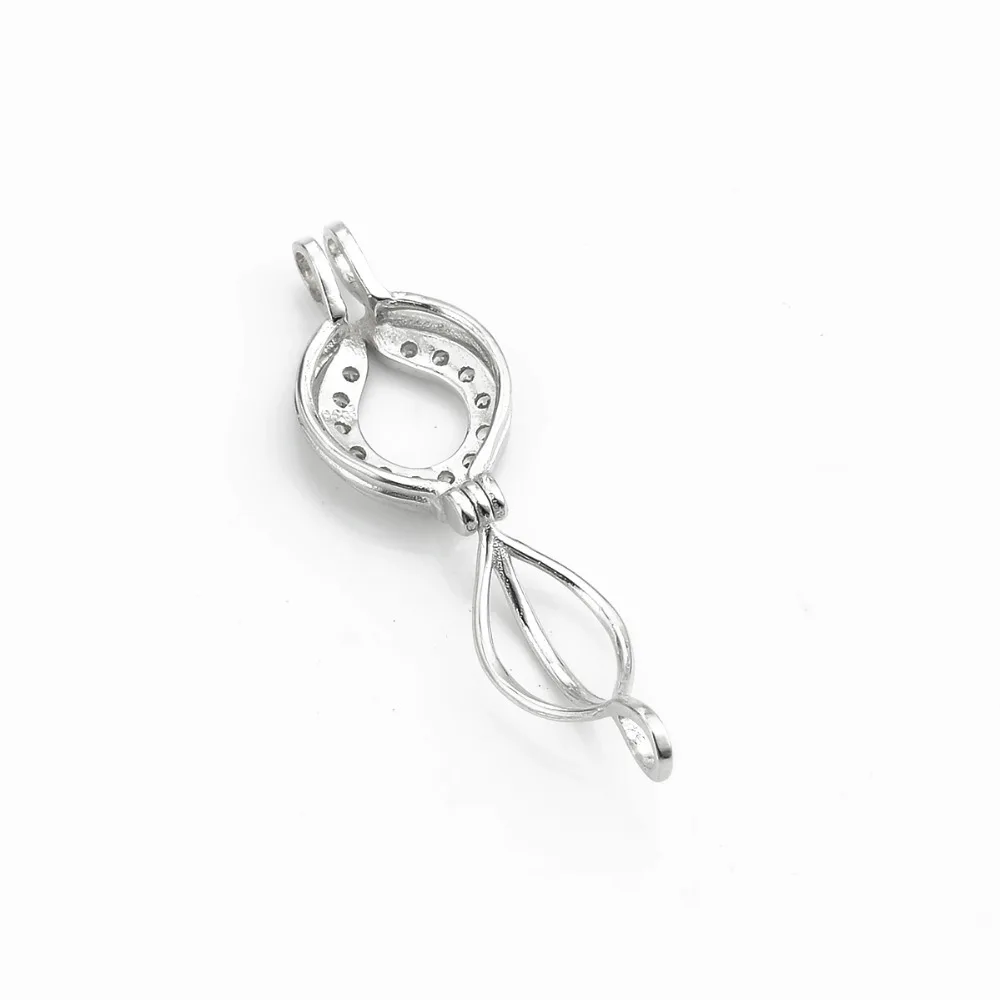 SWP55 Topearl ювелирные 5 шт./лот стерлингового серебра 925 пробы шарма сердца клетка