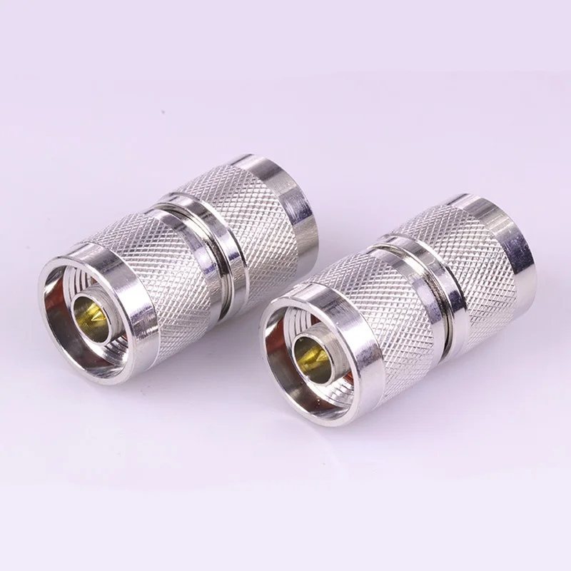 10 шт./лот медный двойной N Male прямой адаптер Plug к RF коаксиальный конвертер R